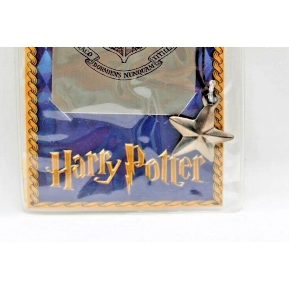 VTG Harry Potter Collectible Metal Bookmark Hogwarts 2000 Scholastic Silver Star